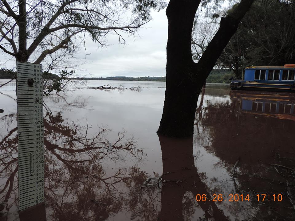 Defesa civil divulga boletim de alerta devido a cheia do rio